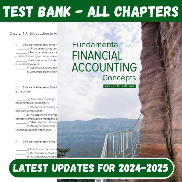 Test Bank for Fundamental Financial Accounting Concepts 11th Edition by Edmonds-Pass Test Bank