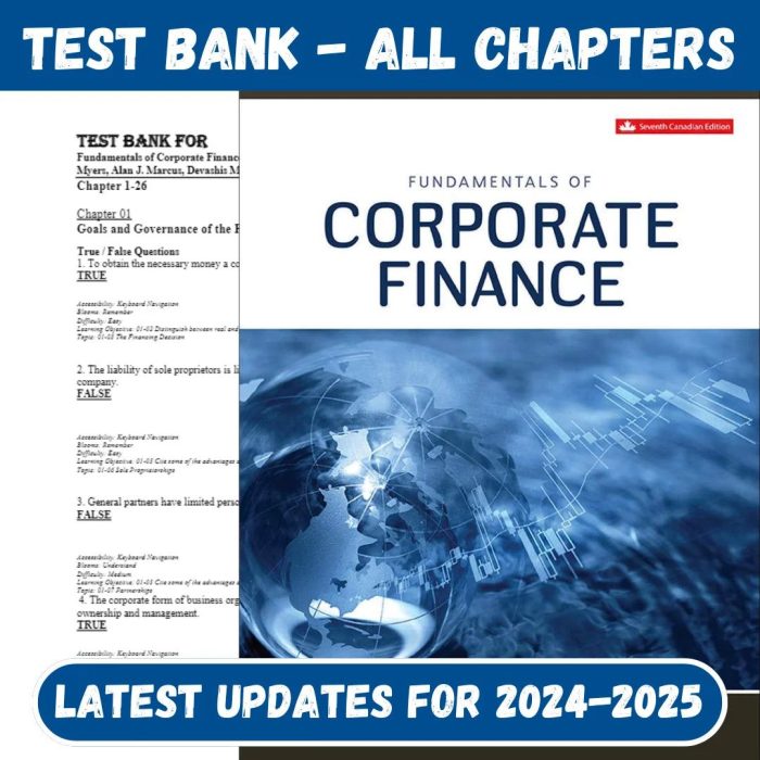 Test Bank for Fundamentals of Corporate Finance 7th Edition by Richard A. Brealey-Pass Test Bank