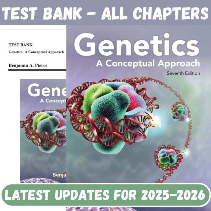 Test Bank for Genetics A Conceptual Approach, 7th Edition by Pierce-Pass Test Bank
