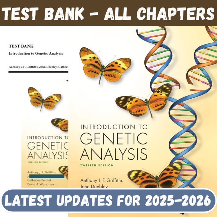 Test Bank for Introduction to Genetic Analysis, 12th Edition by Griffiths-Pass Test Bank
