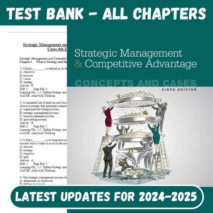 Test Bank for Strategic Management and Competitive Advantage 6th Edition by Barney-Pass Test Bank