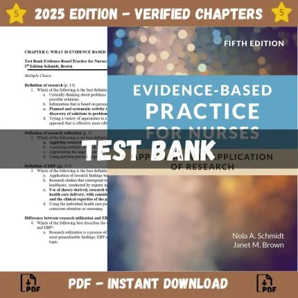 Test bank Evidence-Based Practice for Nurses 5th Edition (McIntosh, 2024)-Pass Test Bank