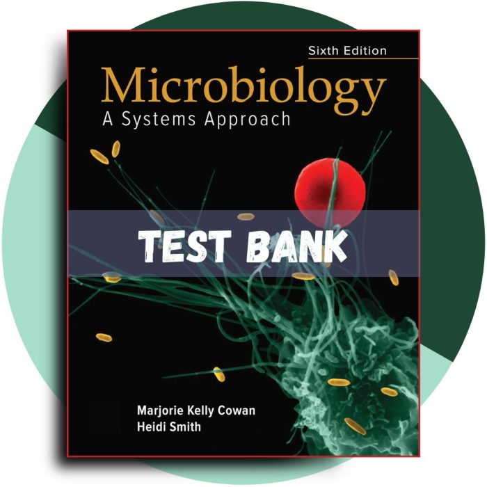Test bank For Microbiology A Systems Approach 6th Edition ( Cowan, 2021)-Pass Test Bank