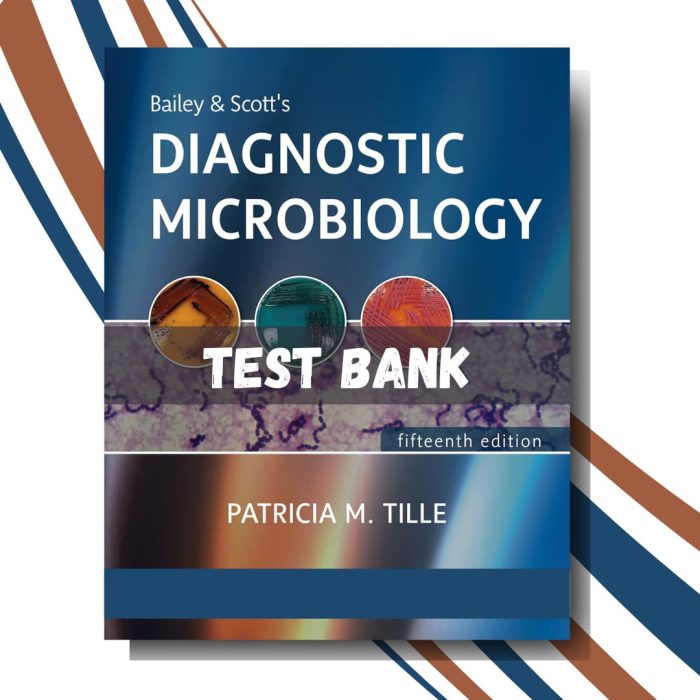 Test bank for Bailey & Scott’s Diagnostic Microbiology 15th Edition (By Tille)-Pass Test Bank