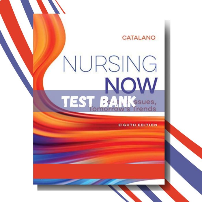 Test bank for Nursing Now Today’s Issues, Tomorrows Trends 8th Edition (By Catalano)-Pass Test Bank